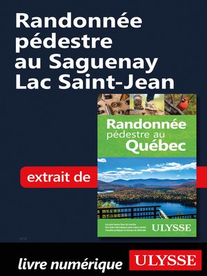 cover image of Randonnée pédestre au Saguenay Lac Saint-Jean